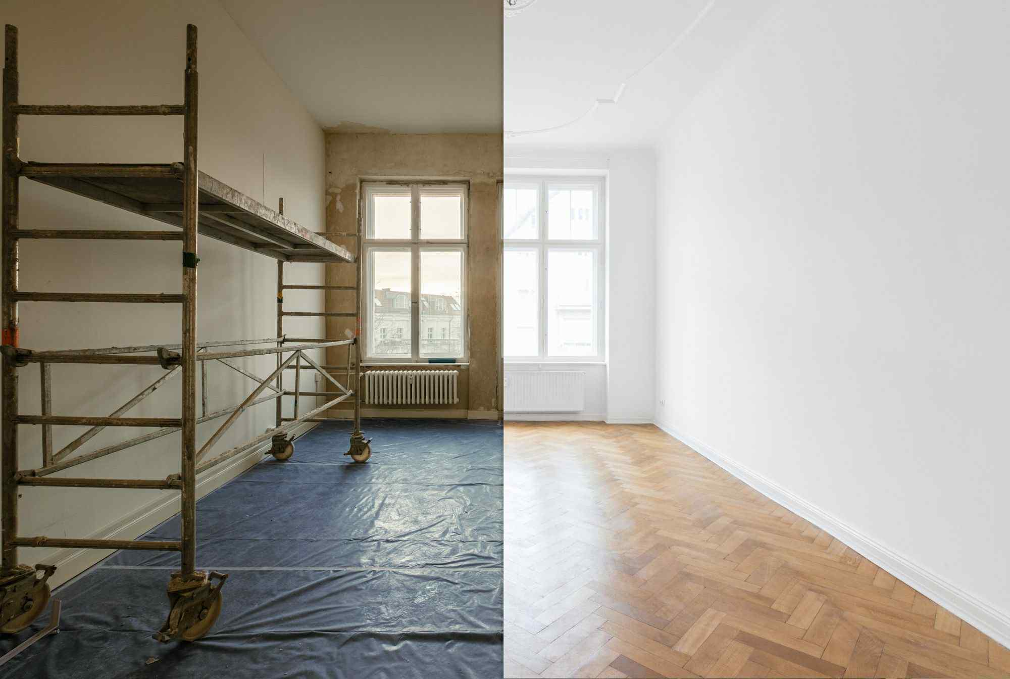 Rénovation complète d'une pièce